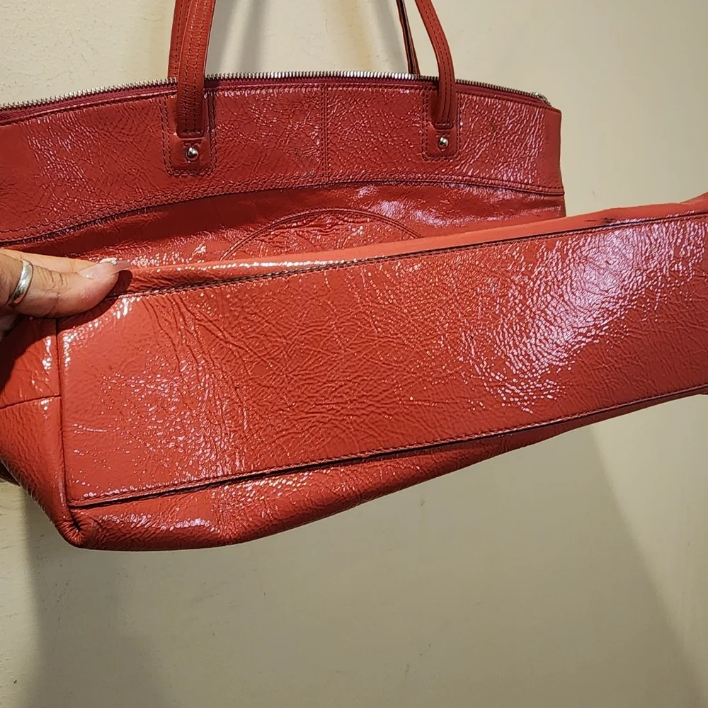 COACH LAURA PATENT  Leather Tote Bag